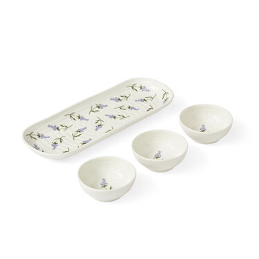 Sophie Conran Lavandula 3 Bowl & Tray Set Sophie Conran Lavandula 3 Bowl & Tray Set